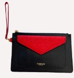 Fashion purse/clutch - Black with Red