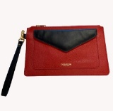 Fashion purse/clutch - Red with Black