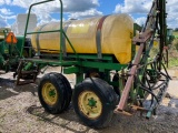 Top air crop sprayer