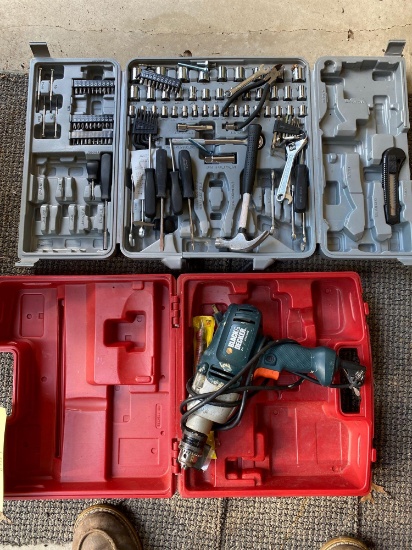 Tool kit - black and decker drill