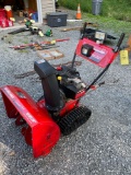Yard Machines 26in, steerable track snow blower, 10HP, self propelled, electric start