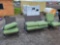 3pc. patio furniture and cushions