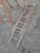 Wood extension ladder