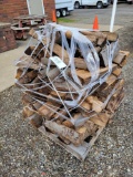 Pallet of split firewood, seasoned