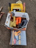 Heat gun, jump box, sander, jig saws