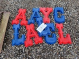 Plastic letters
