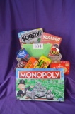 Game Night! You will be entertained for hours as you play Monopoly, Yahtzee, Sorry,