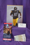 This one is for the football lover! The winner gets a signed lithograph picture of