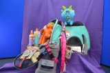 This one is for the dog lover! It comes with a pet carrier, four sets of leashes/collars/harnesses,