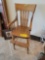 Oak high chair