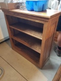 Solid oak bookshelf