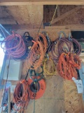 Electric cords and air hoses