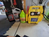 Jump box, oil, antifreeze, house wash