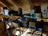 Contents of shelf, hdwr, tools, car parts