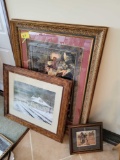 (3) framed prints