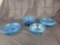 Blue imperial onion skin bowls