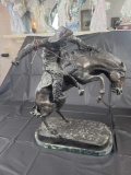 Frederick Remington bronze sculpture 21 inches tall