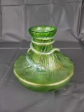 Quezelle serpent vase, 6 1/2 inches tall