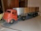 Smith Miller Smitty Toys Flatbed Semi with Wood Bed Trailer