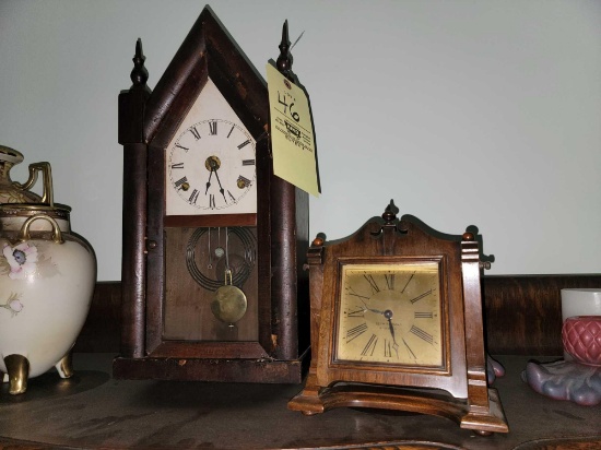 Seth Thomas 4 Jewels Tilting Mantle Clock