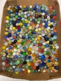 Flat of Marbles and Book