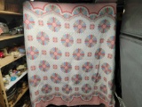 Vintage Flower Pattern Quilt