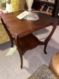 Vintage Oak Side Table