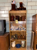 Bookcase, Figurines, Pottery, Book Ends