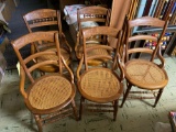 5 Cane-Bottom Chairs
