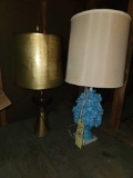 Floral Lamp, Mid Century Lamp