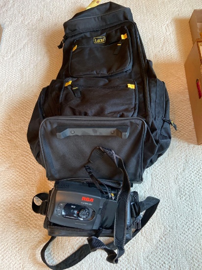 RCA Camcorder and Bag