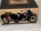 1933 Harley Davidson motorcycle side car bank, 1:12 scale.