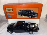 Harley Davidson Ford F-150 truck w/ motorcycle, 1:18 scale.