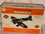 Harley Davidson 1929 Travel Air model R mystery ship bank.