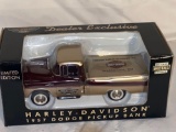 Harley Davidson dealer exclusive 1957 Dodge pickup bank. Only sixty made!!