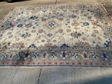 Oriental hand made rug, 12.8 x 10.2