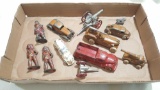 Early vintage metal toys