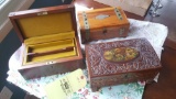 3 jewelry boxes