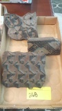 3 vintage print blocks, India ?