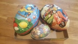 Vintage Easter candy container nesting eggs