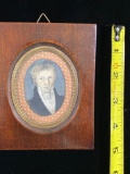 Early 1800's portrait miniature of a gentleman.