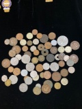 Foreign coins, most early 1900's.