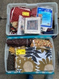 Job lot of material for quilt making, etc.