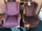 Pine rocker, upholstered chair