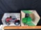 Ertl Massey Ferguson 699 with cab 1/20 scale, Ertl John Deere round baler 1/16 scale