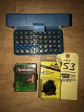 22 hornet ammunition, scope cover, 54 caliber bullets