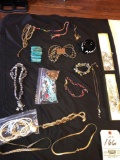 Assorted costume jewelry