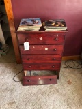 Records and dresser