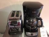 Mr Coffee Coffee Maker & Hamilton Beach Toaster