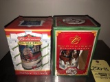 Budweiser Holiday Steins